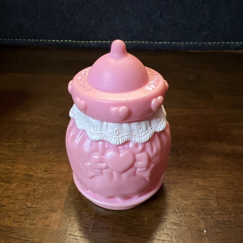 Fisher Price Puffalump Kids PINK BABY BOTTLE Doll Plush‎ Vintage 1992 Rare HTF